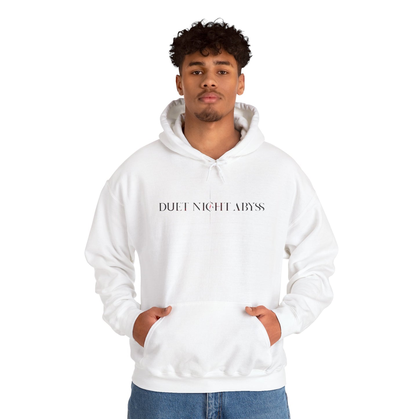 Duet Night Abyss White Logo Hoodie